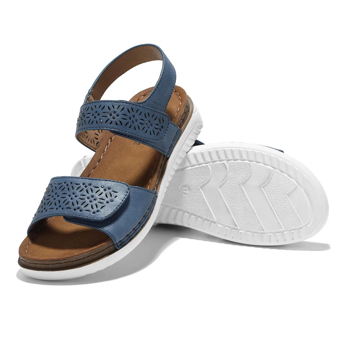 JOMIX Sandali Donna Estivi a Strappo Scarpe Bassi Eleganti Comodi