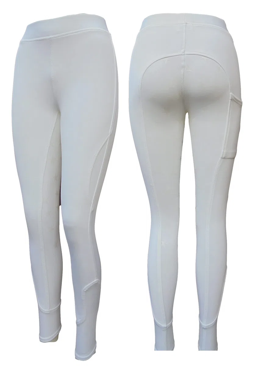 Pantaloni da equitazione in silicone per bambini con tasca per bambini Jodhpurs Jods