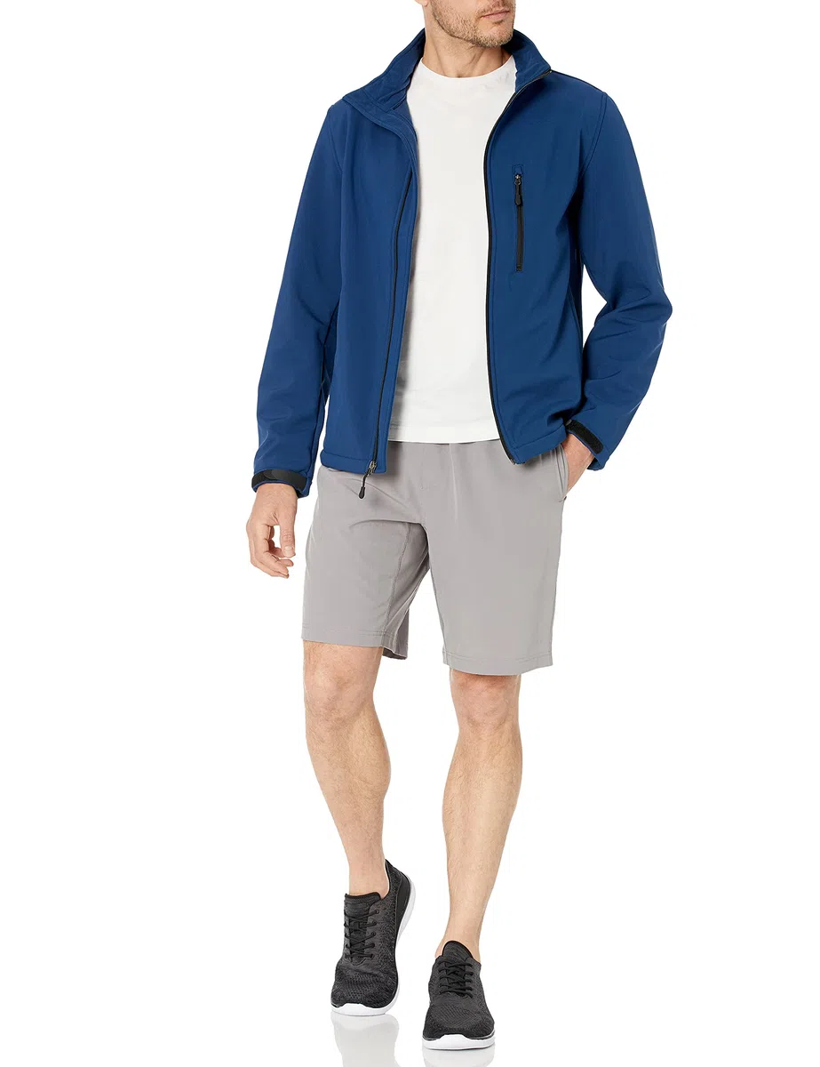 Amazon Essentials Uomo Giacca in Softshell Impermeabile