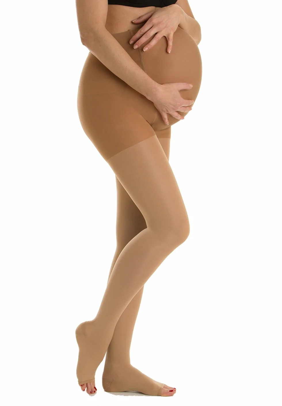Relaxsan M1090A Collant gravidanza medicale cotone classe 1 - K1 punta aperta