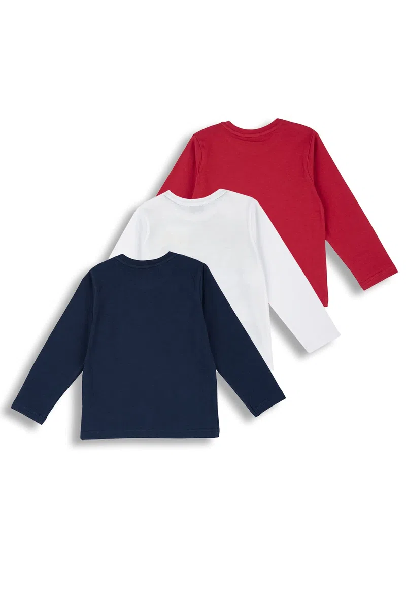 Chicco, Set T-Shirt Manica Lunga in Cotone, Maglietta Bambino e Bambina, Designed in Italy