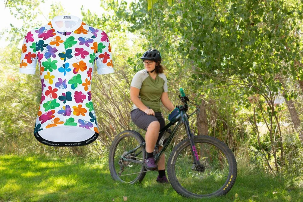Maglia da mountain bike da donna a maniche corte da donna, maglia da ciclismo maglia da ciclismo top S-3XL