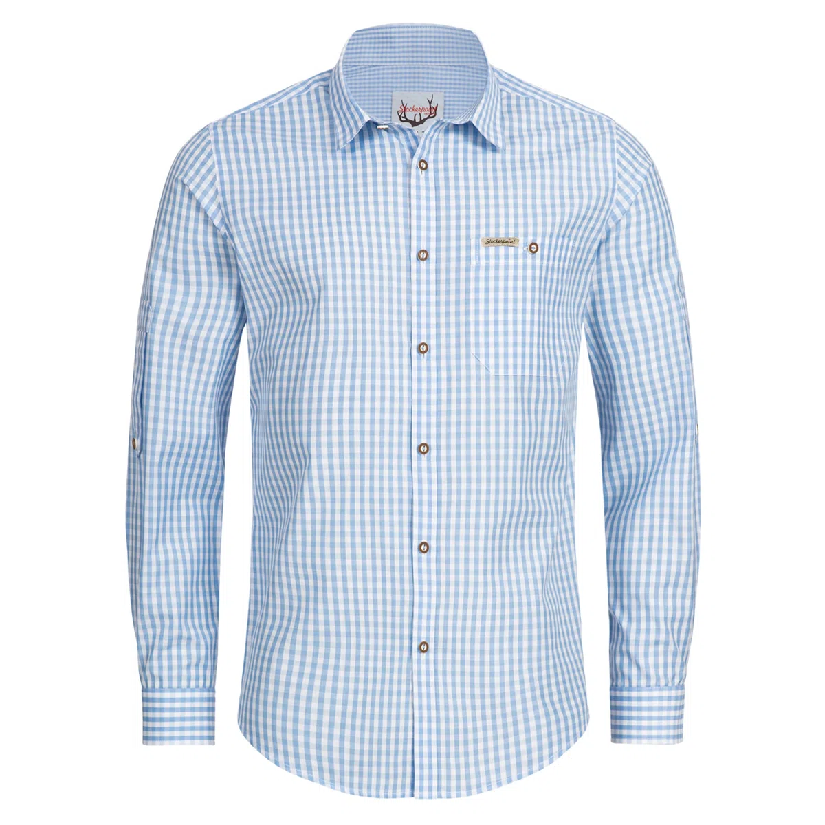 Stockerpoint Camicia Tradizionale (Modello: OC-Martl), Camicia Bavarese a Quadretti, vestibilità Moderna
