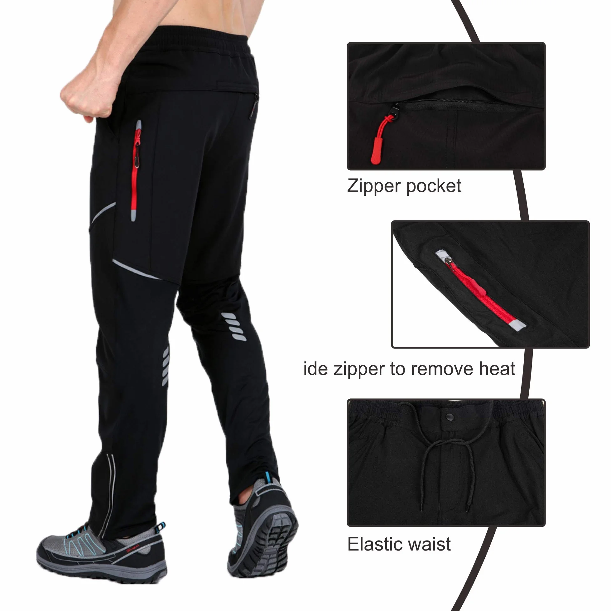 Pantaloni MTB Athletic Cycling Pantaloni Sportivi Traspiranti per Allenamento Outdoor e Multi Sportivo