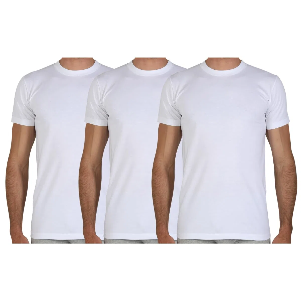 Fragi Maglia Uomo Maniche Corte in Puro Cotone, Maglia Girocollo in Tessuto Elastico Senza Cuciture Seamless, Made in Italy