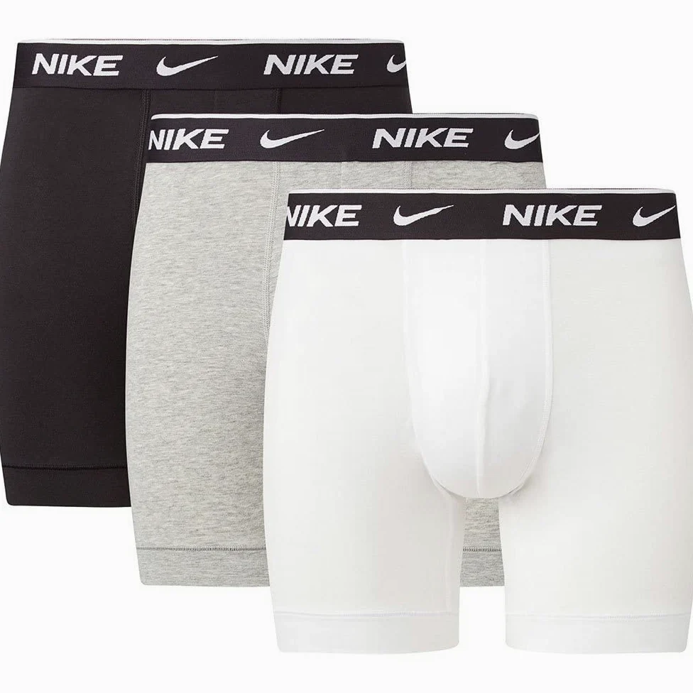 Nike Everyday Cotton Stretch Mutande da Uomo Uomo (Pacco da 3)