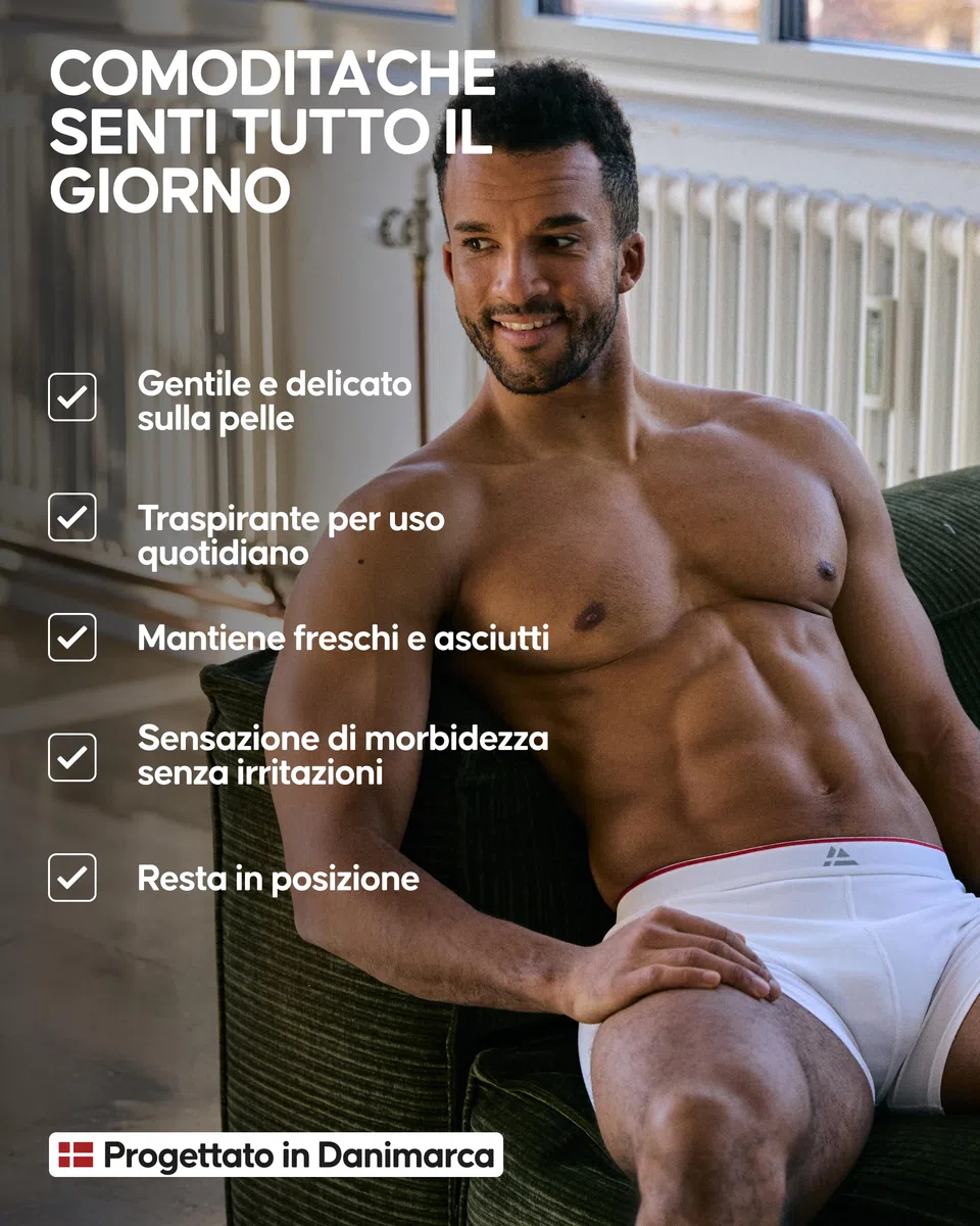 DANISH ENDURANCE Boxer Uomo in bambù Ultra Morbido, Mutande Boxer Bamboo Comodi, Traspiranti, con o Senza Patta Frontale, 3 Paia