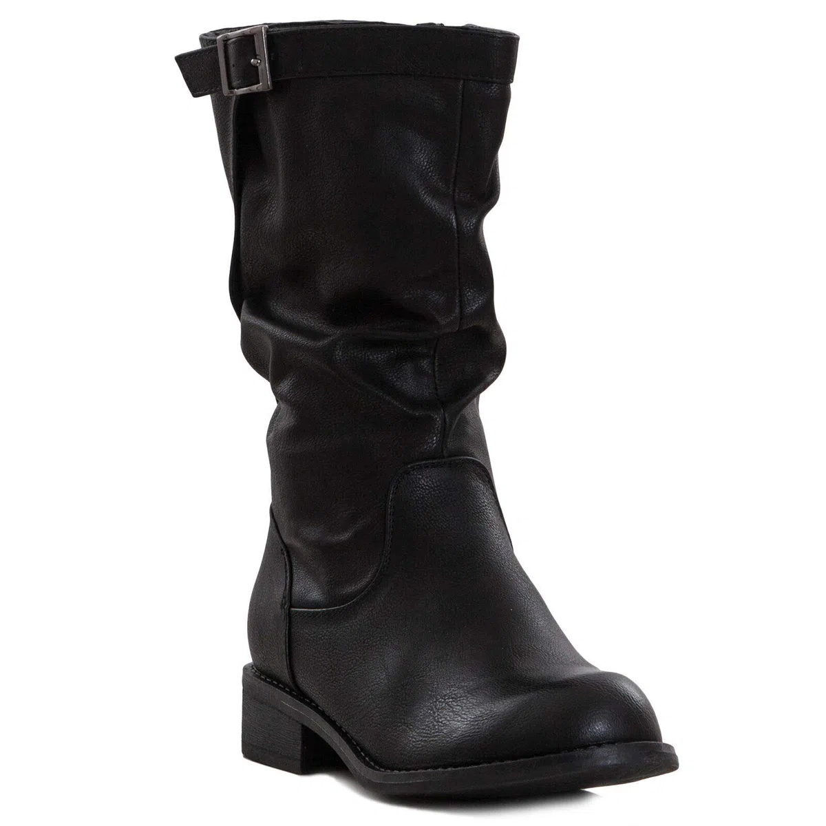 Toocool - Scarpe Donna Stivali Biker Motociclista Pelle Sintetica Casual Fibbia LO-991