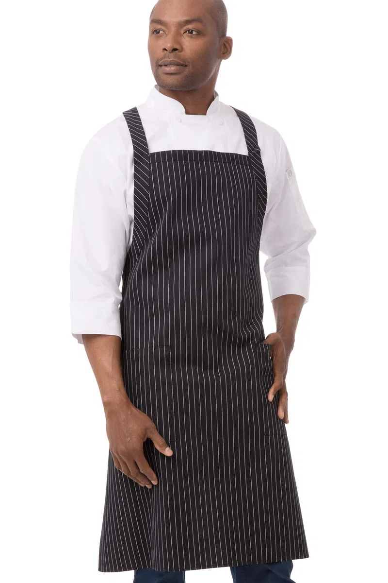 Chef Works Grembiule unisex con bretelle incrociate sulla schiena