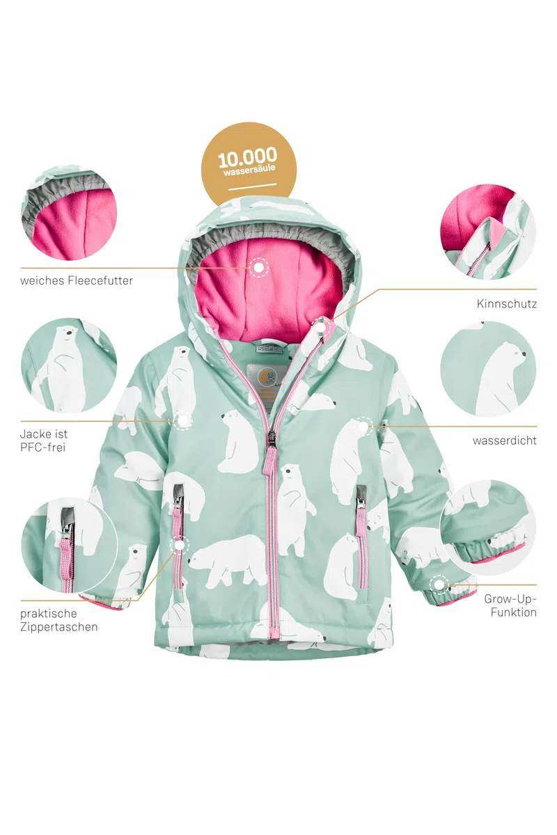 first instinct by killtec Fisw 30 Mns Ski Jckt Giacca da sci impermeabile/giacca funzionale con cappuccio e ghetta antineve Unisex - Adulto