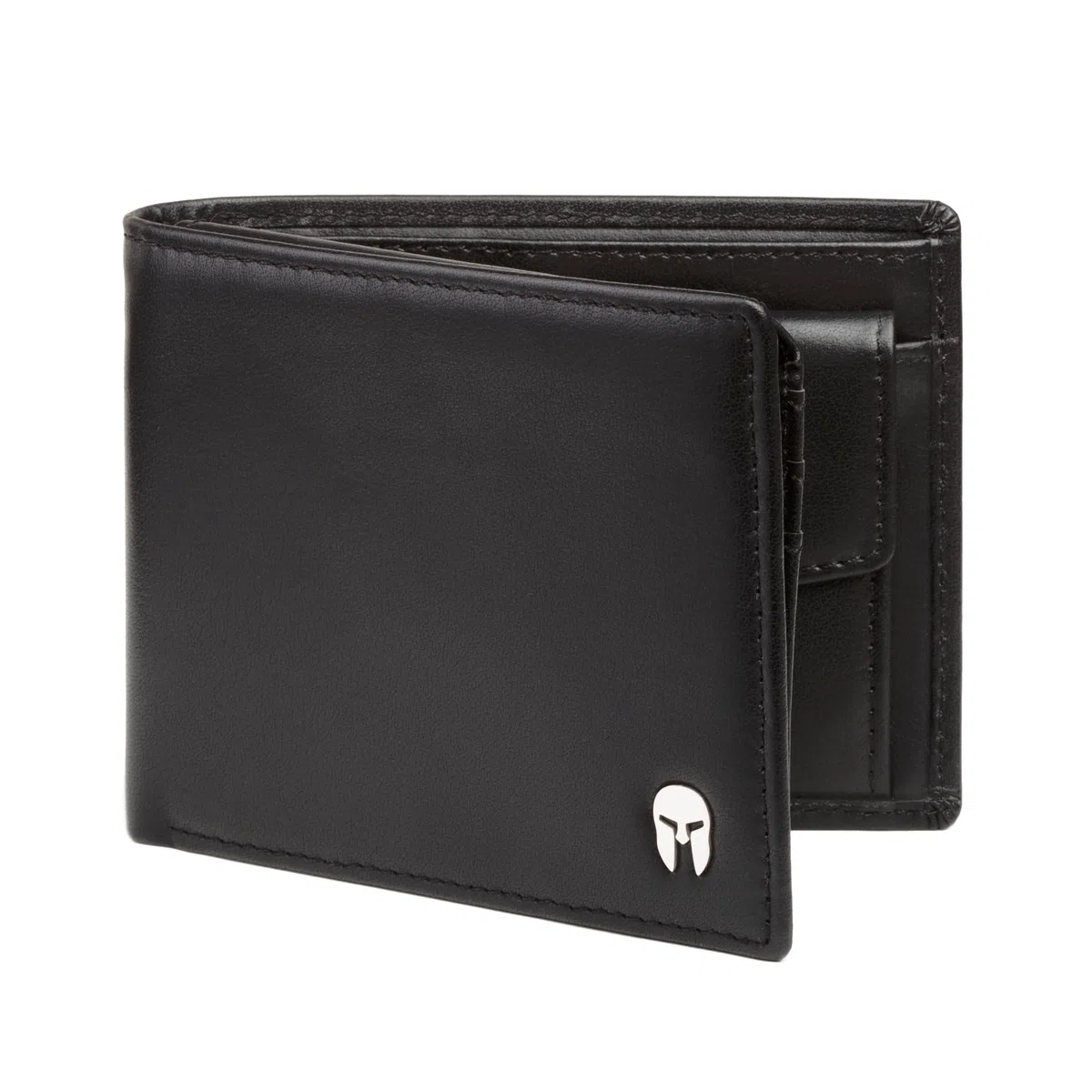 SPARTANO Portafoglio Uomo con Protezione RFID, 11 Slot per Carte Credito, 1 Tasca Portamonete, 2 Scomparti Banconote, 3 Tasche interne - ZEUS