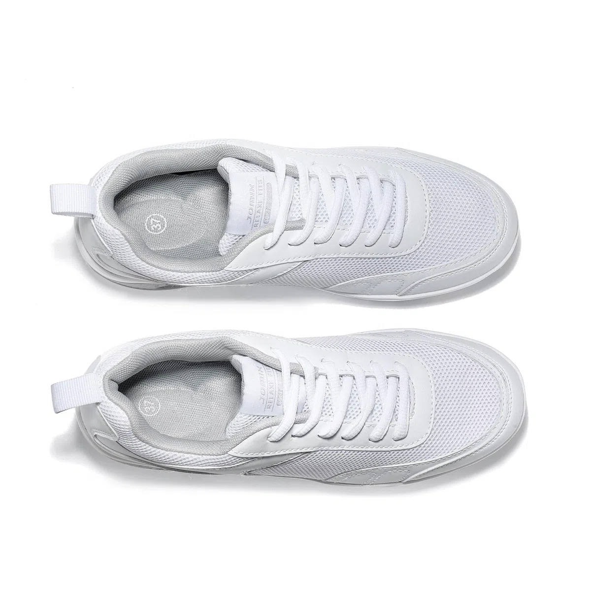 JOMIX Scarpe Basculanti Donna Scarpe Dimagranti Fitness Camminata Passeggio Ginnastica Comode Leggere Zeppa Ergonomica Ammortizzata Antiscivolo Traspirante Chiusura a Lacci SD9133