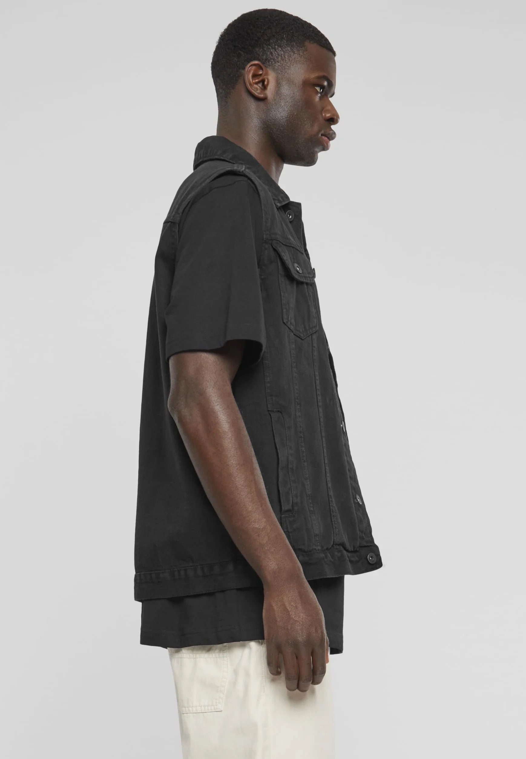 Urban Classics Gilet in denim da uomo