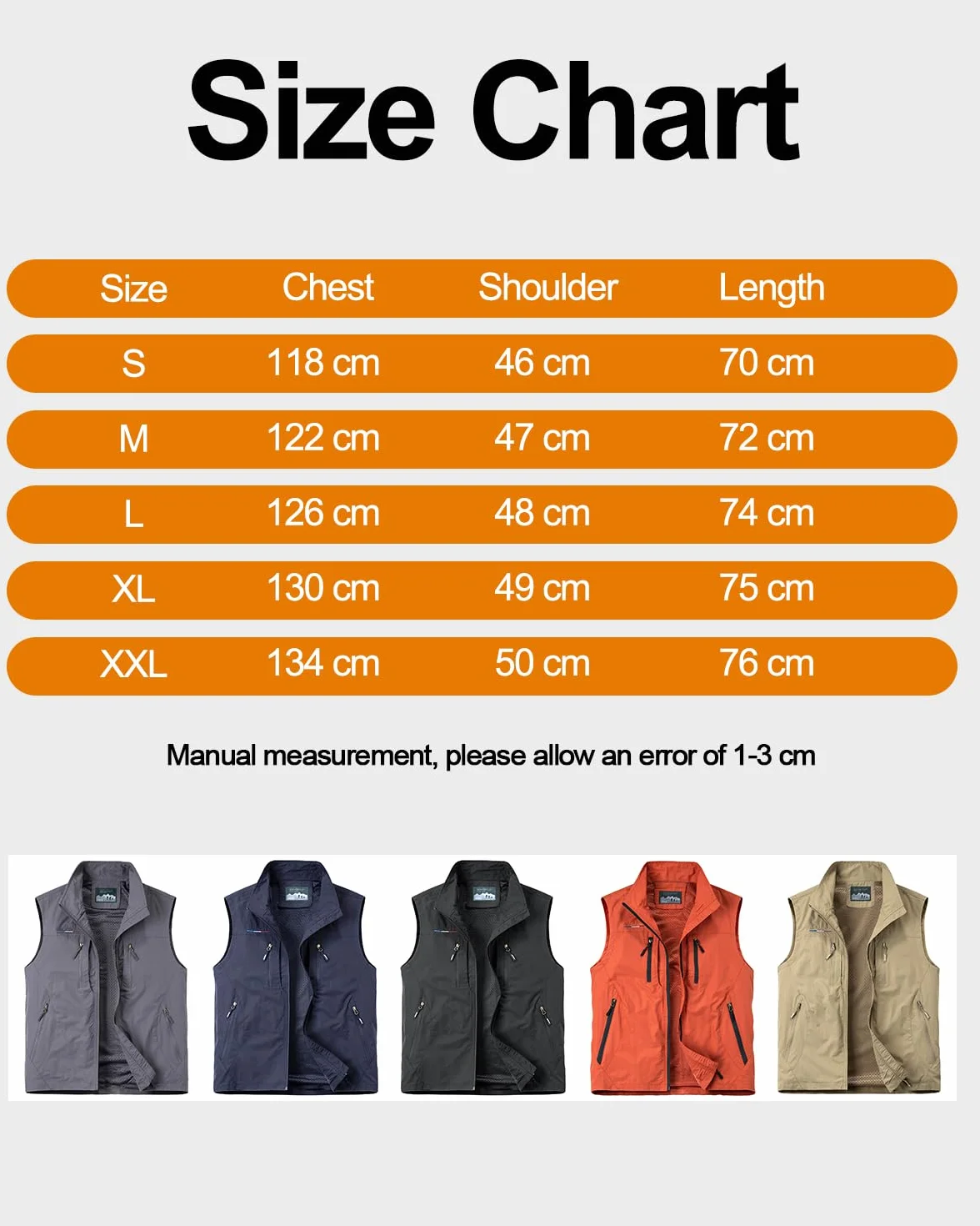 Gilet da Pesca da Uomo Asciugatura Rapida Giubbotto Senza Maniche Multitasche All'aperto Panciotto da Lavoro Caccia Trekking Fotografia Reporter