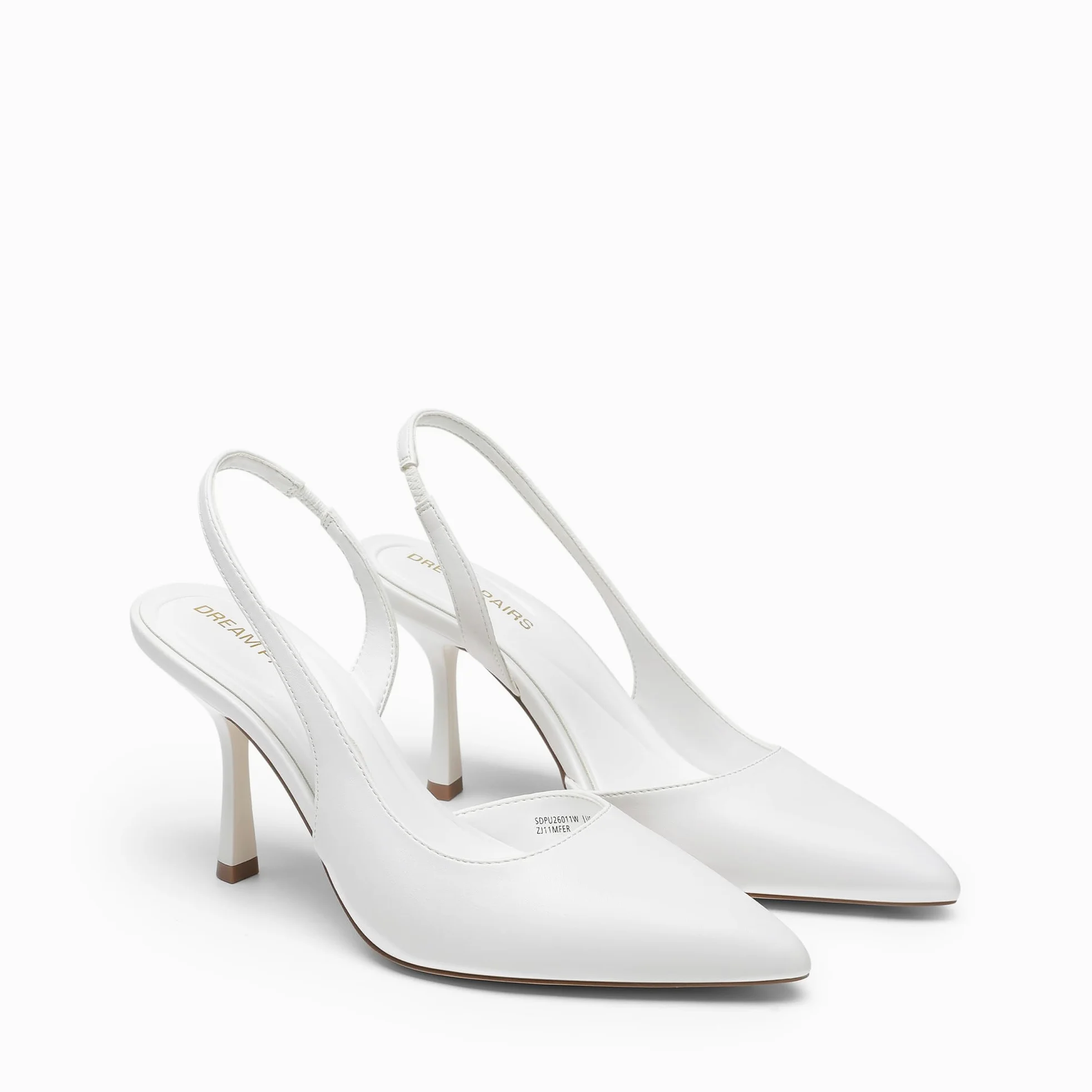 DREAM PAIRS Scarpe Eleganti da Donna con Tacco a Spillo Alto, Punta Chiusa e Slingback, Orsay, Comode, da Sposa, Festa, Lavoro