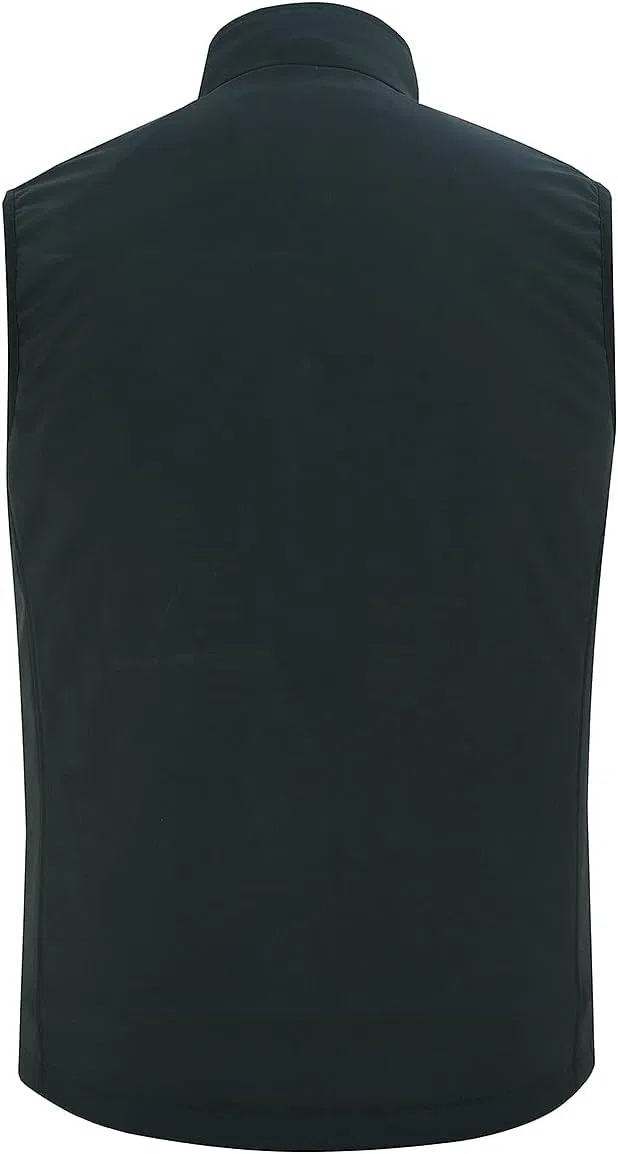 Ambick Kayz Gilet sportivo da uomo softshell outdoor antivento foderato in pile con tasche con cerniera, gilet da corsa senza maniche ideale per viaggi, golf, corsa, escursionismo