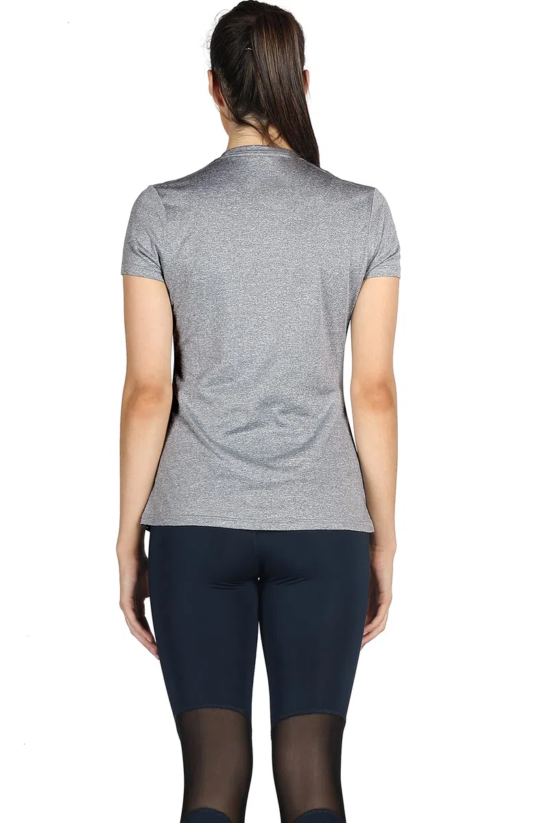 icyzone Donna Maglietta da Palestra Maniche Corte Maglia Sportivo Girocollo T-Shirt per Corsa Yoga, Pacco da 3