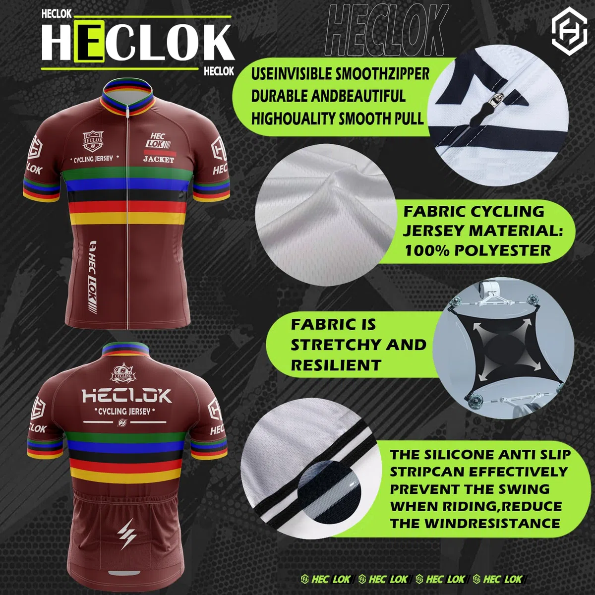 Completo Ciclismo Uomo Manica Corta - Maglia e Pantaloncini con Imbottitura Gel 3D per Bici da Corsa e MTB | Traspirante e Asciugatura Rapida | Personalizzabile con il Tuo Logo