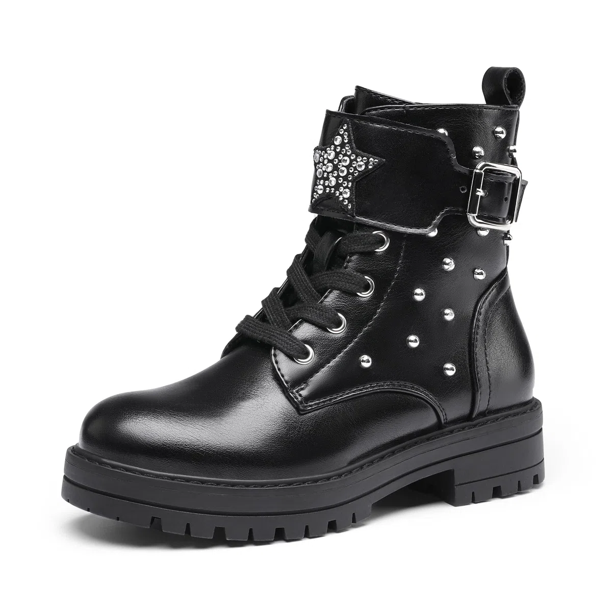 DREAM PAIRS KIDS Ragazze Moda Stivali Bambine Caldo Inverno Stivaletti Stringati per Bambina