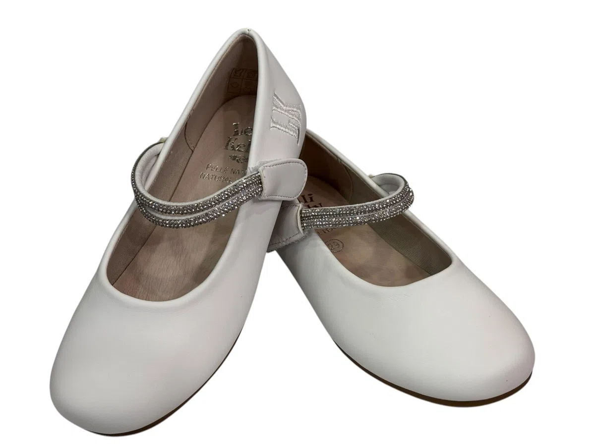 Lelli Kelly Ballerina da Ragazza Anita LKBA4837 Bianco (Bianco, Sistema Taglie Calzature EU, Bambino Piccolo (2-5 Anni), Numero, Media, 31)