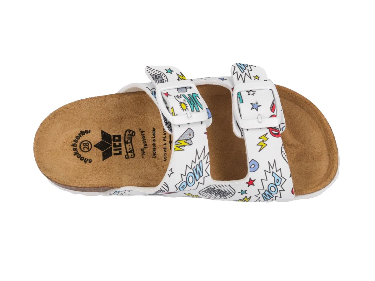 Lico Bioline Zippy CiabatteUnisex - Bambini e Ragazzi
