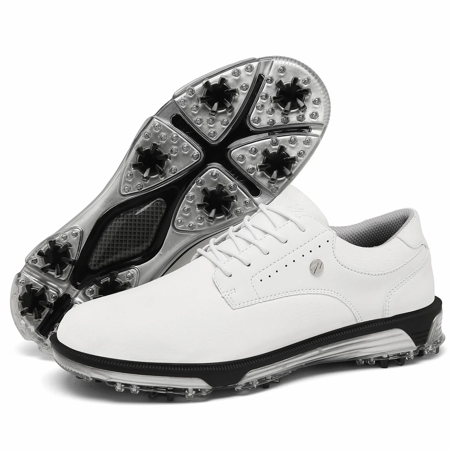 ULTIANT Scarpe da Golf da Uomo:Impermeabili,Resistenti,con Allacciatura e Traspiranti,Ideali per l'allenamento