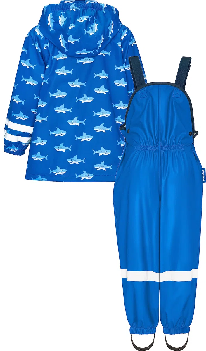 Playshoes Regen-set Hai Allover Capo d'abbigliamento Unisex - Bambini e ragazzi (Pacco da 1)