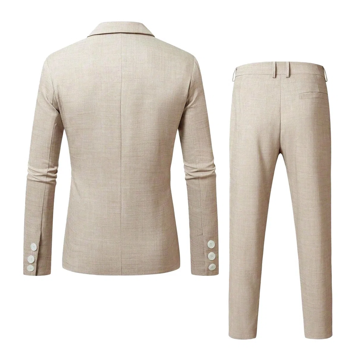 Abiti Classici Da Cerimonia Per Lo Sposo E I Testimoni Abbigliamento Formale Dal Taglio Sartoriale Uomo Abito In Lino Con Bottoni Giacca Pantaloni Cena Ballo Risvolto A Picco Set Di Due Pezzi