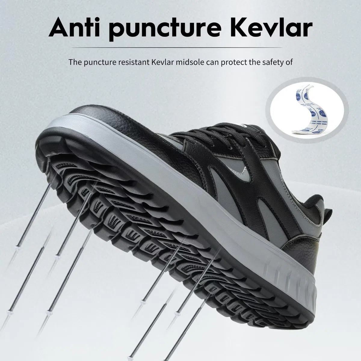 Scarpe Antinfortunistiche Uomo Donna Leggere Scarpe da Lavoro con Punta in Acciaio Comode Scarpe Sicurezza Traspiranti
