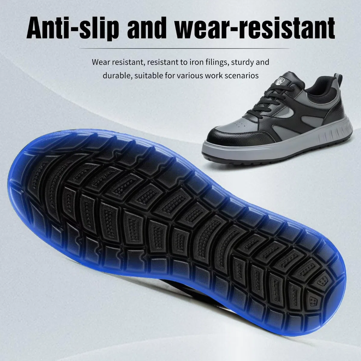 Scarpe Antinfortunistiche Uomo Donna Leggere Scarpe da Lavoro con Punta in Acciaio Comode Scarpe Sicurezza Traspiranti