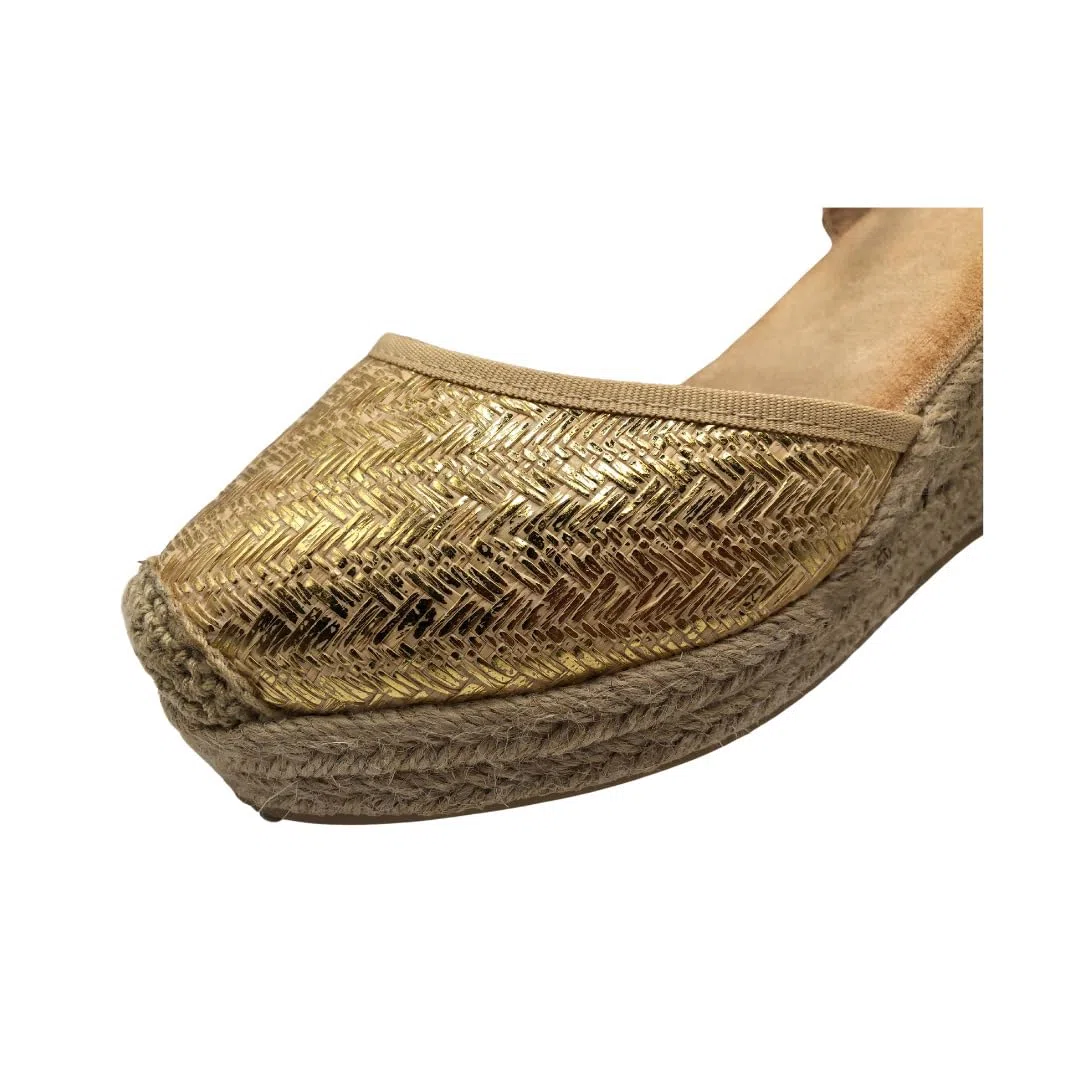 Miro Boho Chic Zeppe Espadrillas Donna Piattaforma Iuta Donna. Sandali Donna Zeppe Sparto con Pizzo E Cinturino Alla Caviglia. Scarpe da sposa per matrimonio. Espadrillas Matrimonio. Bohemien