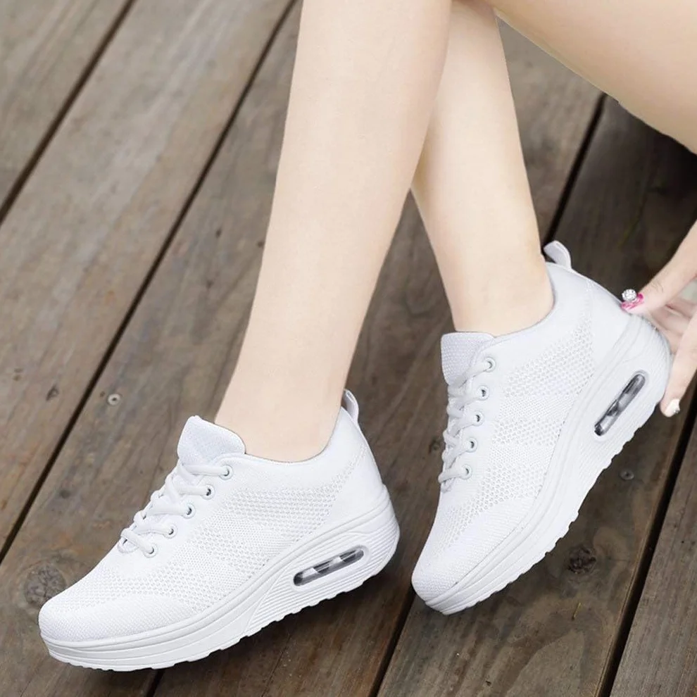 Sneaker Donna Comodo Scarpe,Casual Dimagrante Passeggio Scarpe da Ginnastica Outdoor Tennis Piattaforma Running Traspiranti Scarpe Jogging