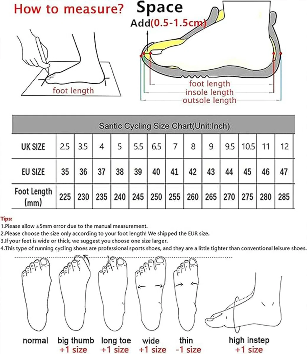 Hixingo Scarpe Ciclismo Strada Uomo, da Donna, Compatibili Pedali SPD SPD-SL Look Delta, Scarpe MTB Bike per Bici da Strada, Unisex Scarpes Ciclismo MTB Traspirante All'aperto per Bici 37-47 EU