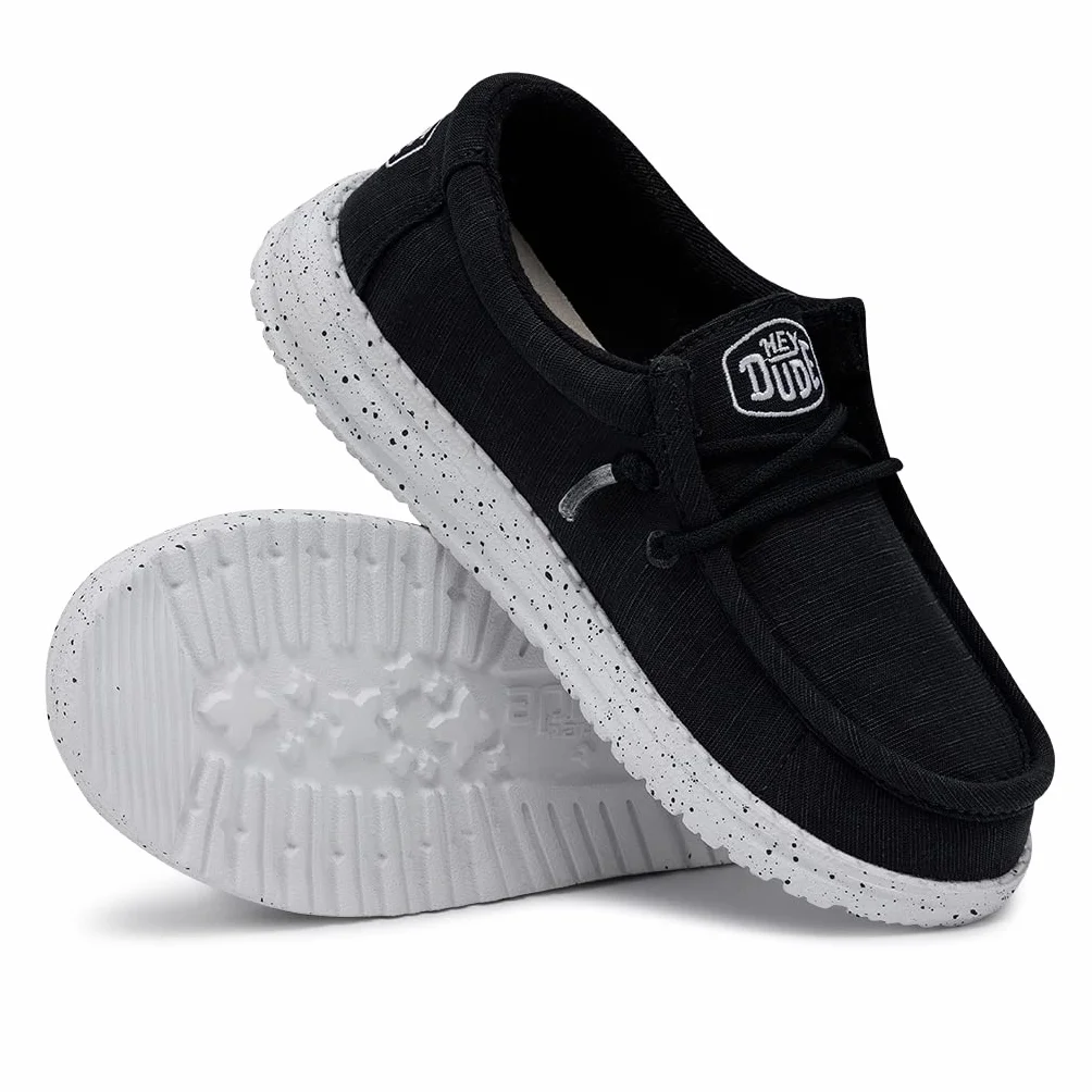 Hey Dude Wally Youth Slub Canvas, Moccasin Bambini e Ragazzi