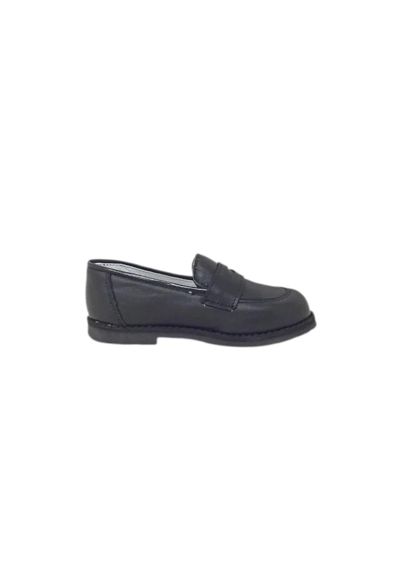 Mocassino CLG Vitello Nero Bambino/Ragazzo
