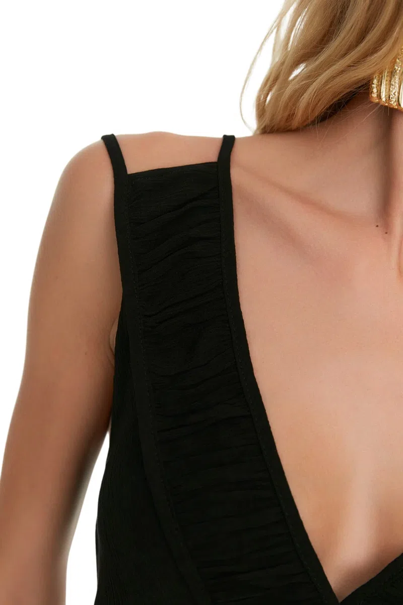 Trendyol Set di Due Pezzi in Tessuto Tinta Unita da Donna Camicia