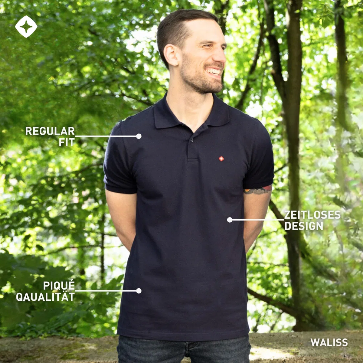 Höhenhorn Waliss - Polo da uomo Regular Fit