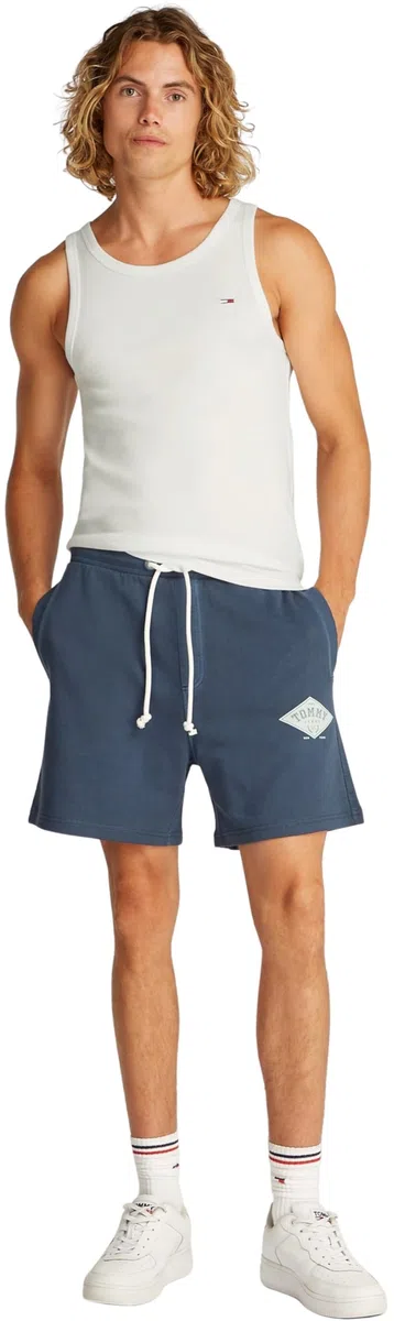Tommy Jeans Uomo Canotte Confezione da 2 Rib con Scollo Rotondo