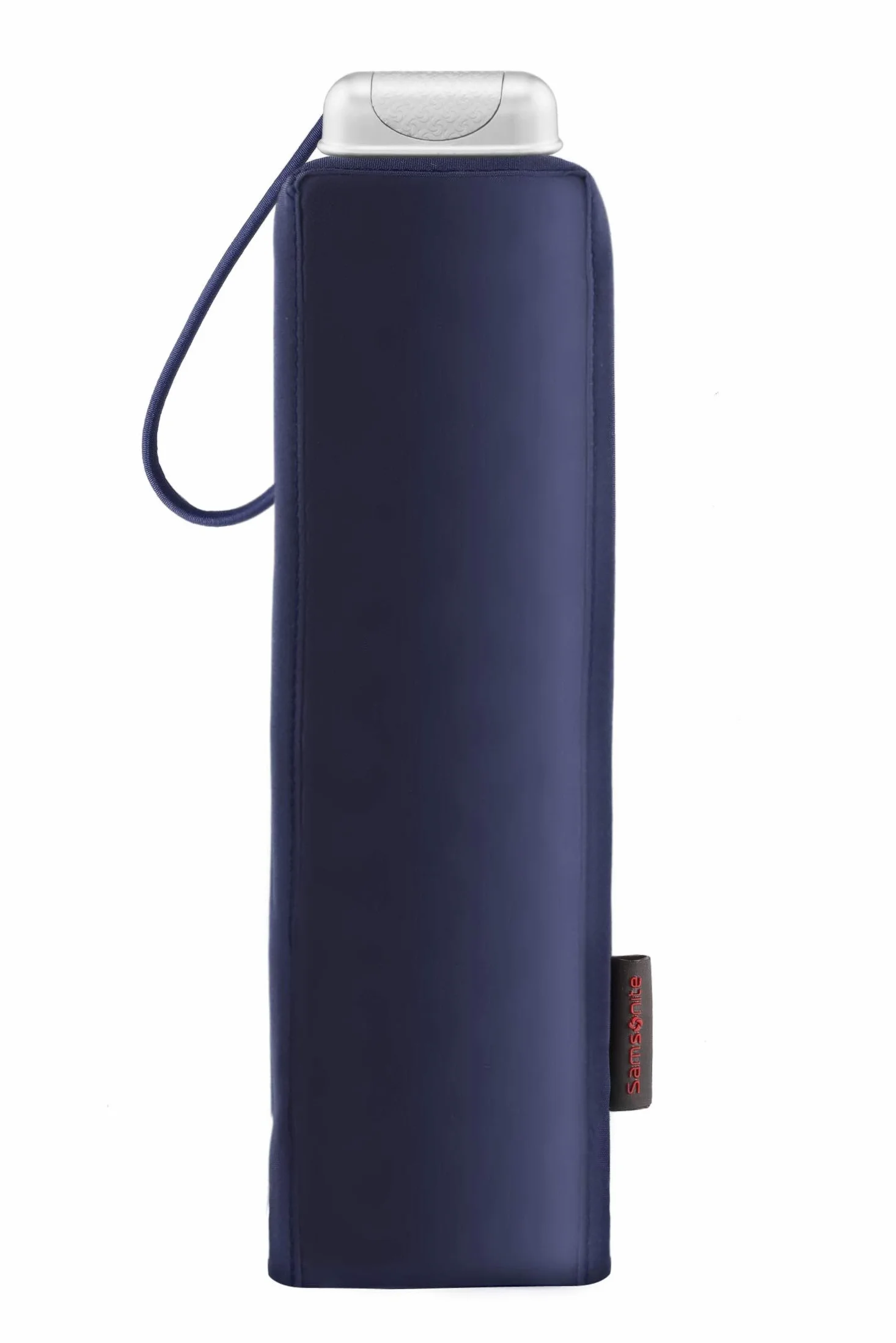Samsonite Alu Drop S - 3 Section Manual Mini Flat - Ombrello, 23 cm, Blu (Indigo Blue)