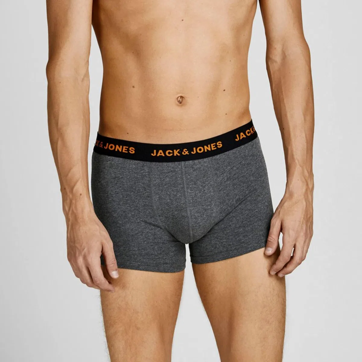 JACK & JONES Set da 5 Boxer Uomo Stretch Mutande Jersey Costume Intimo