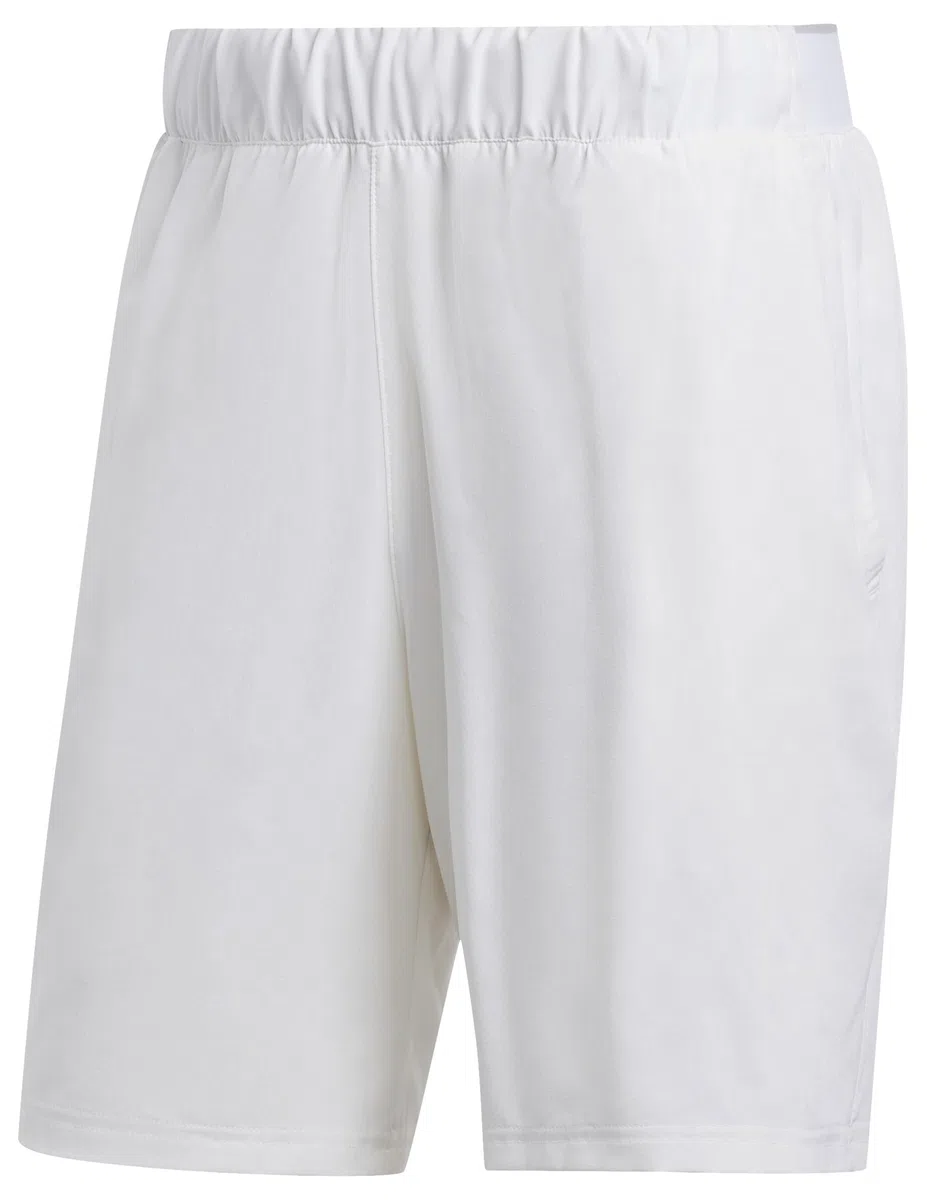 adidas Men Club Tennis Stretch Woven Shorts Recycled Polyester White M 7"