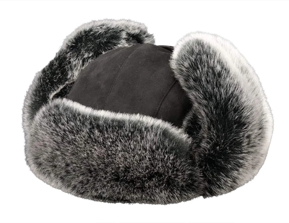 Insun Unisex Cappello Aviatore Pelle Scamosciata Cappello Invernale Ushanka Cosacco in Finta Pelliccia