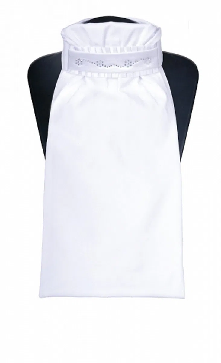 Fairplay - Plastron Harmony con cristalli bianchi, taglia M, M