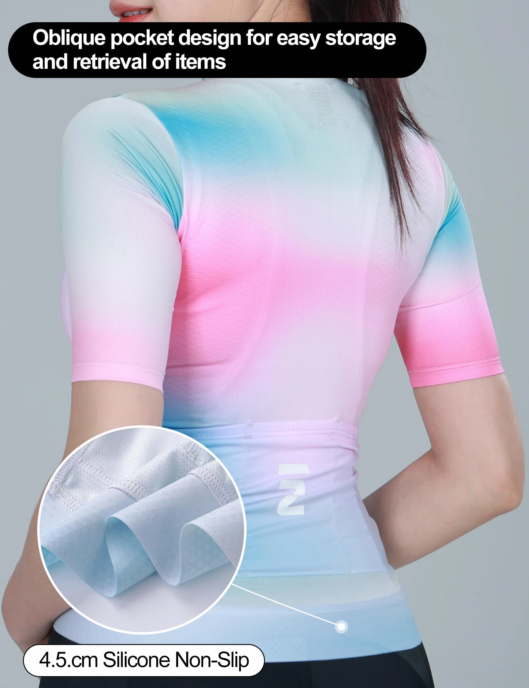 INBIKE Maglia Ciclismo Donna Estiva Maglia MTB con Maniche Corte Abbigliamento Ciclismo Donna Traspirante Asciugatura Rapida