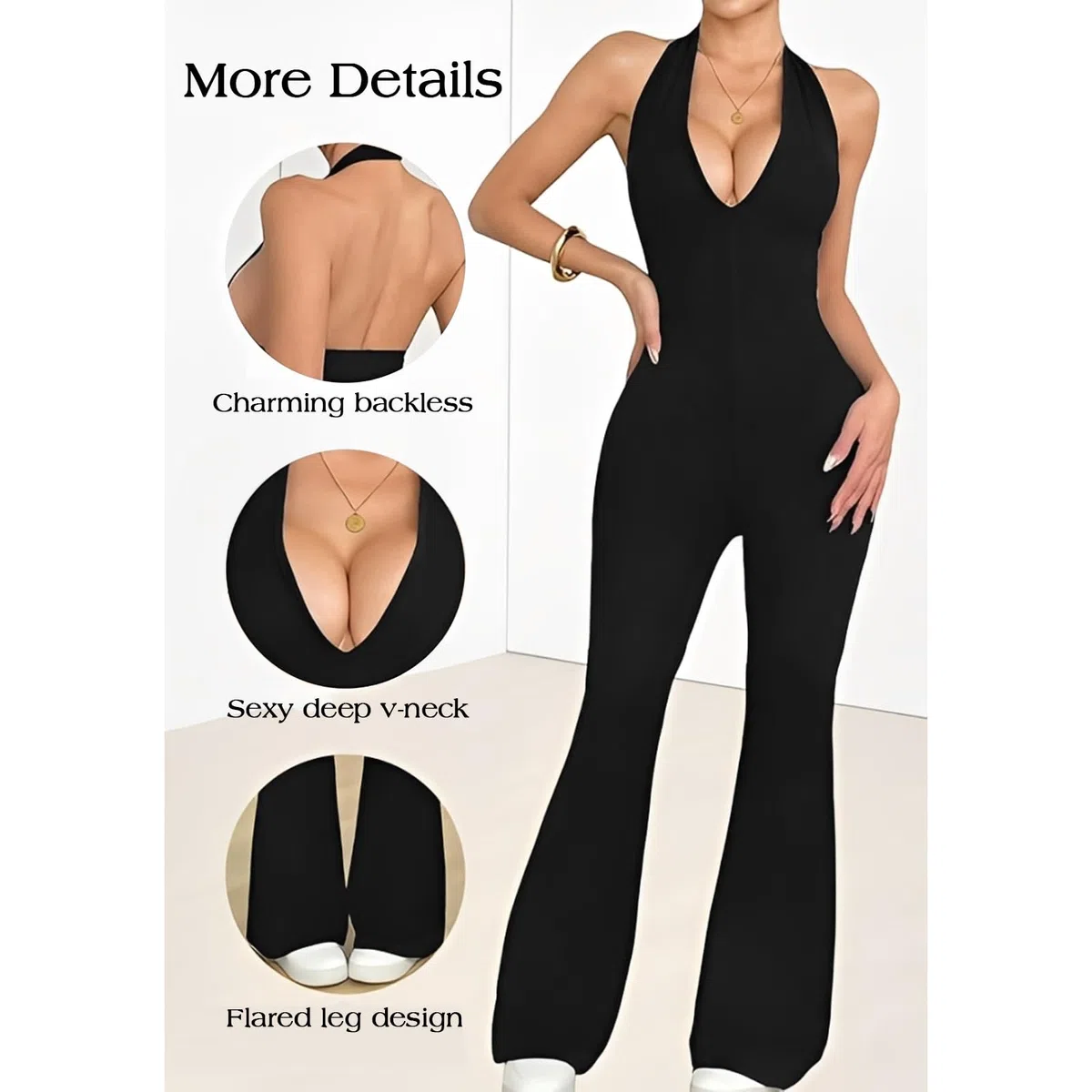 Tuta Intera Donna Aderente Yoga Jumpsuit Sexy Senza Manica Bodysuit Tutina Elegante Elastico Rompers Gym One Piece Palestra Bodysuit