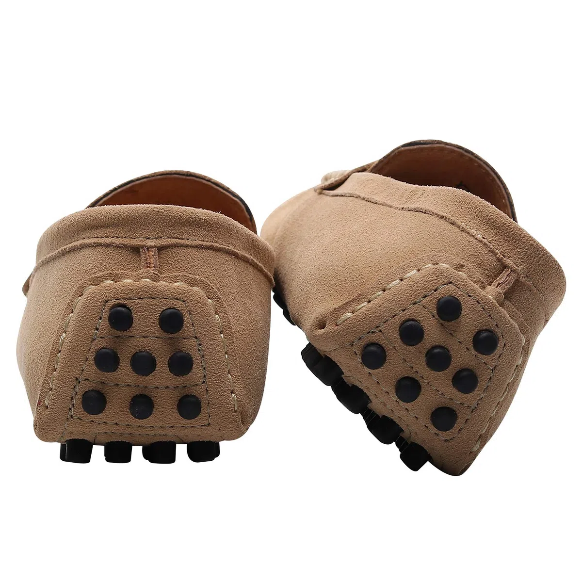 Uomo Pelle Scamosciata Penny Mocassini Comfort Scarpe da Guida Pantofole