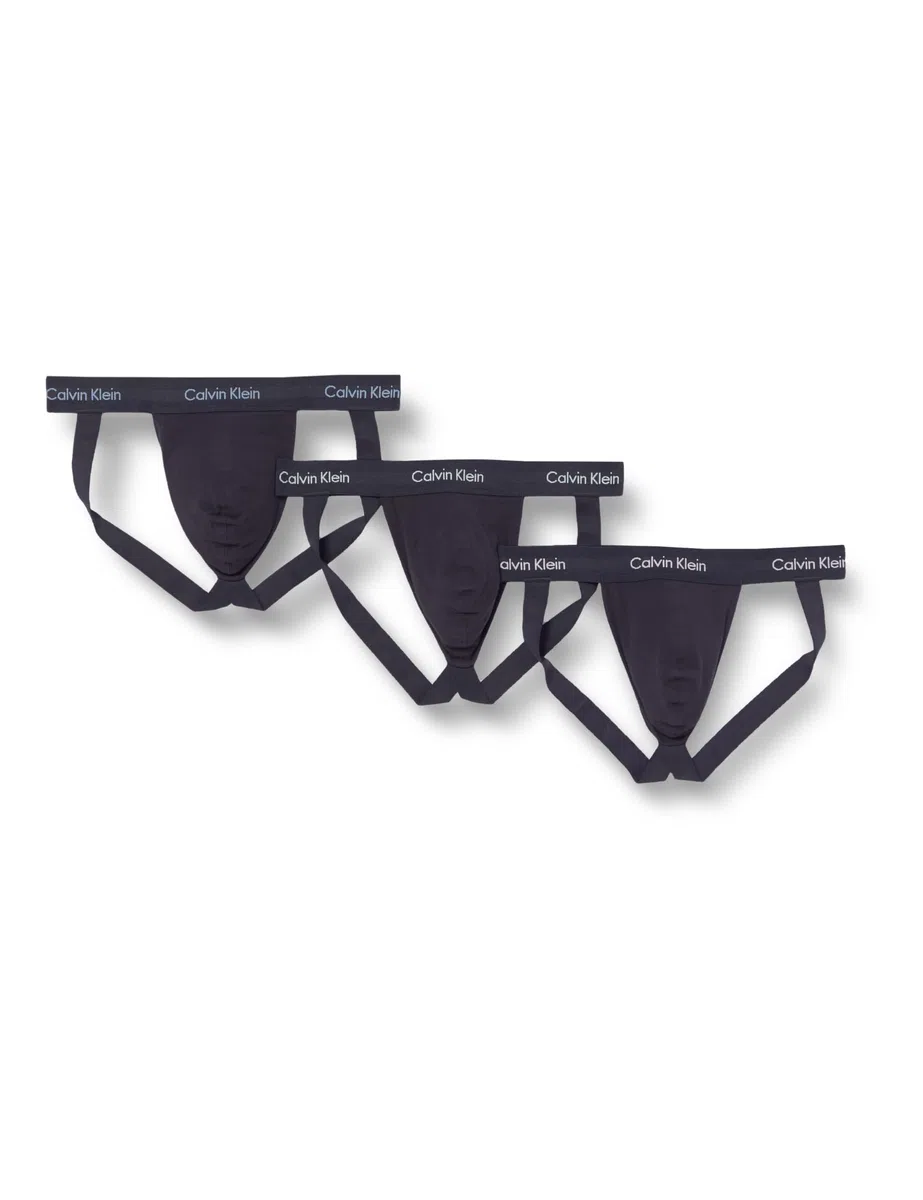 Calvin Klein Sospensori Intimo Sport Confezione da 3 Uomo Cotone Elasticizzato
