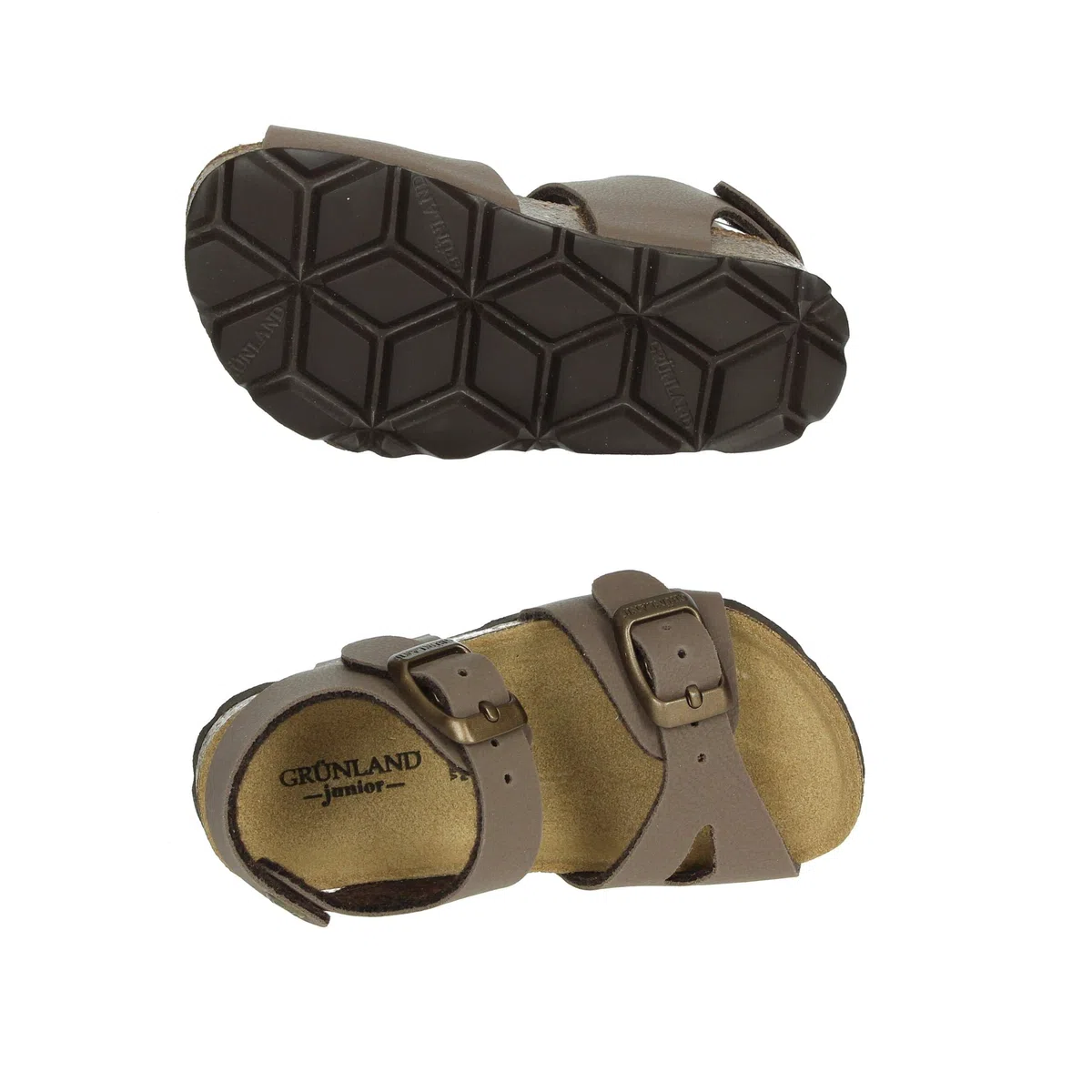 Grunland Junior SB0025 Aria Sandalo BAMB. S. Blu-Lime 20 BLU-LIME 20