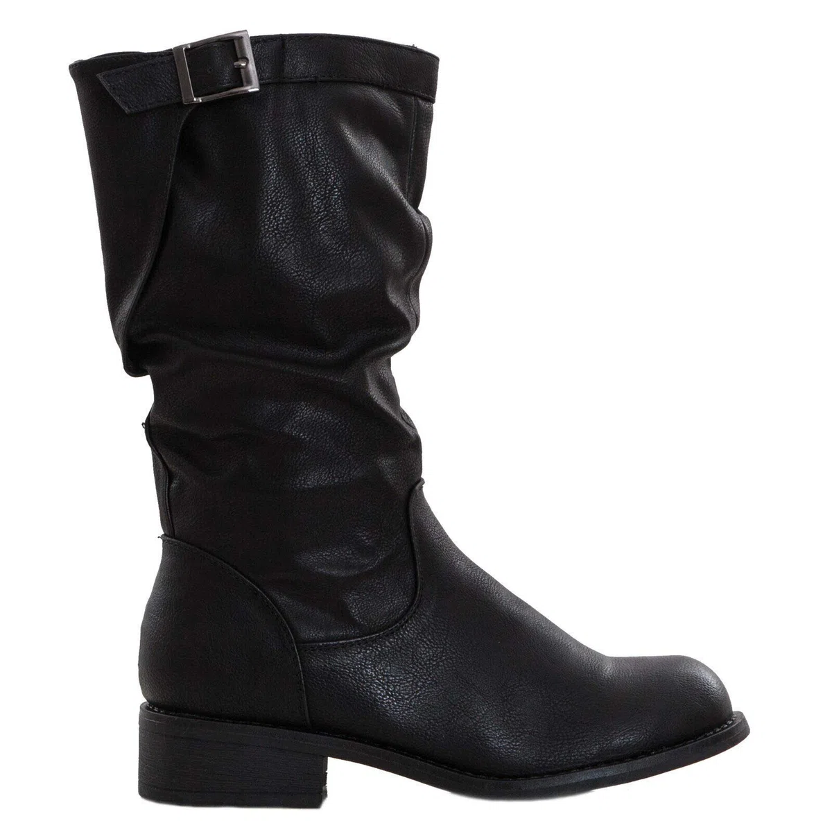 Toocool - Scarpe Donna Stivali Biker Motociclista Pelle Sintetica Casual Fibbia LO-991