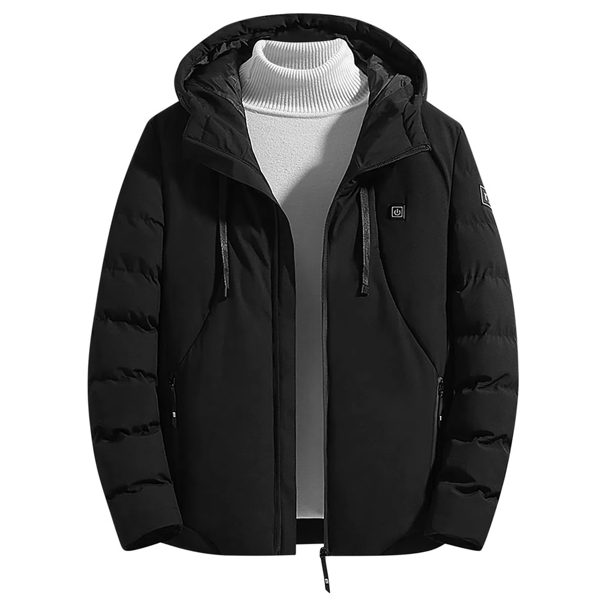 KHIRVWL 2024 Offerte Lampo del Giorno Gilet Riscaldabile Uomo Donna Giacca invernale in cotone con riscaldamento monocomando a 9 zone. Giacca in cotone con riscaldamento alimentato tramite USB